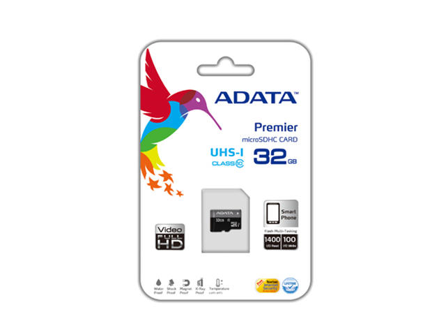 Карти памет 32GB microSDHC Adata Premier Class 10