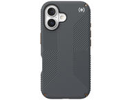 Калъфи Speck iPhone 16 Presidio2 Grip, Charcoal Grey