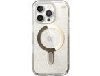 Калъфи Speck iPhone 16 Pro, Presidio Lux Glitter MagSafe+ClickLock, Clear/Gold Glitter