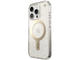 Калъфи Speck iPhone 16 Pro, Presidio Lux Glitter MagSafe+ClickLock, Clear/Gold Glitter