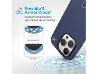 Калъфи Speck Presidio2 Pro, за iPhone 16 Pro, MagSafe + ClickLock, Coastal Blue