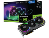 Видео карти PNY GeForce RTX 5080 ARGB EPIC-X 16GB Triple Fan OC