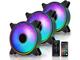Вентилатори EZDIY-FAB Moonlight 120mm RGB Black - 3 Pack