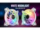 Вентилатори EZDIY-FAB Moonlight 120mm RGB White - 6 Pack