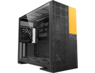 Кутии Geometric Future Model 5 Vent Black/Yellow, С вентилатори