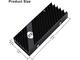 Охладители EZDIY-FAB High Performance M.2 SSD Heatsink Black