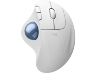 Мишки Logitech ERGO M575S,  Off-White + Blue Ball
