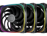 Вентилатори Geometric Future Squama 2503-14 Black Triple Pack