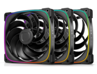 Вентилатори Geometric Future Squama 2503R-14 Black Triple Pack