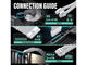 Кабели за компоненти EZDIY-FAB комплект удължителни кабели с 12VHPWR, Бели