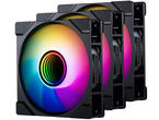 Вентилатори Phanteks M25-120 Gen2 PWM D-RGB Reverse Blade Black Triple Pack