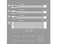 Кабели за компоненти EZDIY-FAB комплект удължителни кабели, Бели