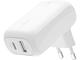 Зарядни устройства Belkin Dual Wall Charger 42W - 30W USB-C PD PPS + 12w USB-A - White