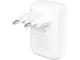 Зарядни устройства Belkin Dual Wall Charger 42W - 30W USB-C PD PPS + 12w USB-A - White