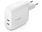 Зарядни устройства Belkin Dual USB-C PD Wall Charger 40W (2x20W) - White