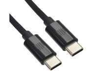 Кабели и Адаптери Dviced Cable USB-C to USB-C Nylon Textile 3m - Black