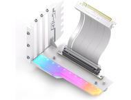 Кабели за компоненти EZDIY-FAB SHIELD комплект за вертикален монтаж на видеокарта, ARGB Бял