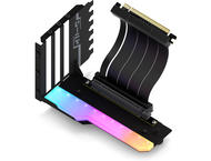 Кабели за компоненти EZDIY-FAB SHIELD комплект за вертикален монтаж на видеокарта, ARGB Черен