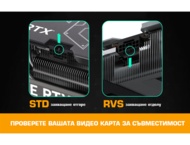 Кабели за компоненти EZDIY-FAB 12VHPWR 600W Power Adapter 90° Black STD