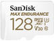 Карти памет 128GB SanDisk MAX ENDURANCE UHS-I