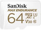 Карти памет 64GB SanDisk MAX ENDURANCE UHS-I