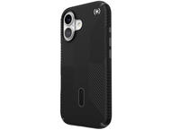 Калъфи Speck Presidio2 Grip, за iPhone 16, MagSafe + ClickLock, Black - Slate Grey