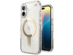 Калъфи Speck iPhone 16, Presidio Lux Glitter MagSafe+ClickLock Clear/Gold Glitter