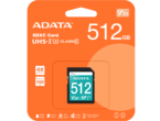Карти памет 512GB ADATA Premier Pro SDXC UHS-I U3 Class 10 (V30S)