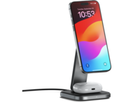 Зарядни устройства Satechi 2-in-1 Foldable Qi2 Wireless Charging Stand (Space Gray)