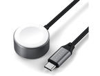 Зарядни устройства Satechi USB-C Magnetic Fast-Charging Cable for Apple Watch - Space Gray