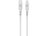 Кабели и Адаптери Dviced Cable USB-C to Lightning silicone 1,25m - White