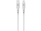 Кабели и Адаптери Dviced Cable USB-C to Lightning silicone 1,25m - White