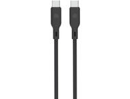 Кабели и Адаптери Dviced Cable USB-C to USB-C silicone 1,25m - Black