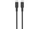 Кабели и Адаптери Dviced Cable USB-C to USB-C silicone 1,25m - Black