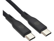 Кабели и Адаптери Dviced Cable USB-C to USB-C silicone 1,25m - Black