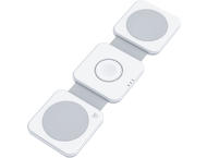 Зарядни устройства Dviced 3-in-1 Foldable magnetic wireless charger, White