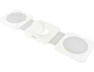 Зарядни устройства Dviced 3-in-1 Foldable magnetic wireless charger, White