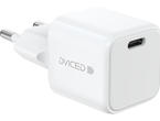 Зарядни устройства Dviced Wall charger 30W GaN USB-C EU с кабел- White