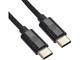 Кабели и Адаптери Dviced Cable USB-C to USB-C Nylon Textile 1,25m - Black