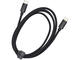 Кабели и Адаптери Dviced Cable USB-C to USB-C Nylon Textile 1,25m - Black