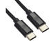 Кабели и Адаптери Dviced Cable USB-C to USB-C Nylon Textile 2m - Black