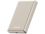 Външни батерии Canyon  Power Bank OnCharge 510 Slim Magsafe 10000 mAh PD20W , Beige