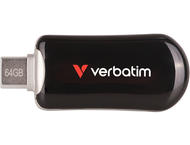 USB памети 64GB Verbatim Plectra USB-C Flash Drive Black