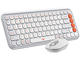 Клавиатури Logitech Pop Icon Combo - White - US INT'L