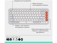 Клавиатури Logitech Pop Icon Combo - White - US INT'L