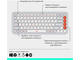 Клавиатури Logitech Pop Icon Combo - White - US INT'L