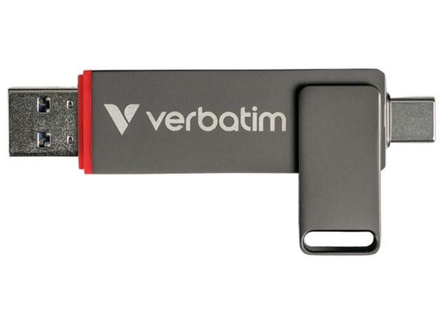 USB памети 128GB Verbatim Dual QuickStick USB-C & USB-A USB 3.2 Gen 1
