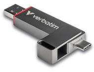 USB памети 128GB Verbatim Dual QuickStick USB-C & USB-A USB 3.2 Gen 1
