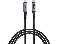 Кабели и Адаптери Verbatim Sync & Charge USB C to USB C 100W Display 120 cm