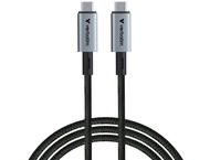 Кабели и Адаптери Verbatim Sync & Charge USB-C to USB-C 240W 40 Gbps 120 cm